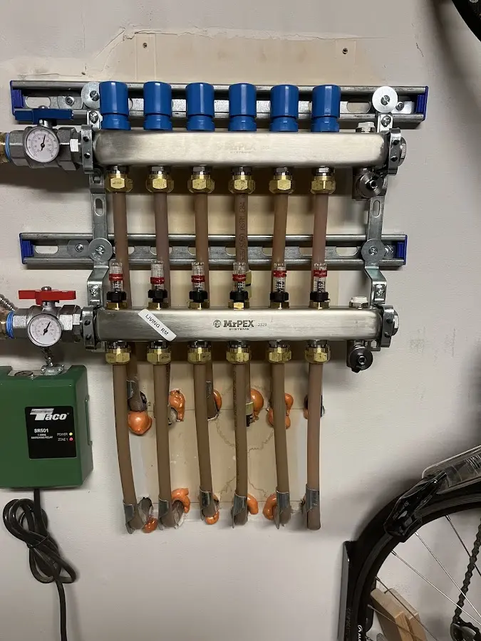 Plumber performing Gas Line Installation at a residential property in Mount Pleasant